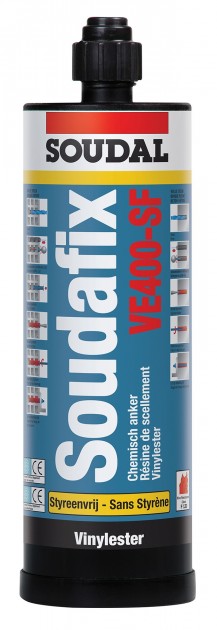 SOUDAL SOUDAFIX VE400-SF - vegyi dübel (vinilészter, 280ml